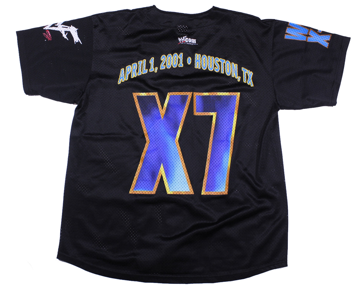 WWF WRESTLEMANIA X7 BASEBALL JERSEY XL stashpages