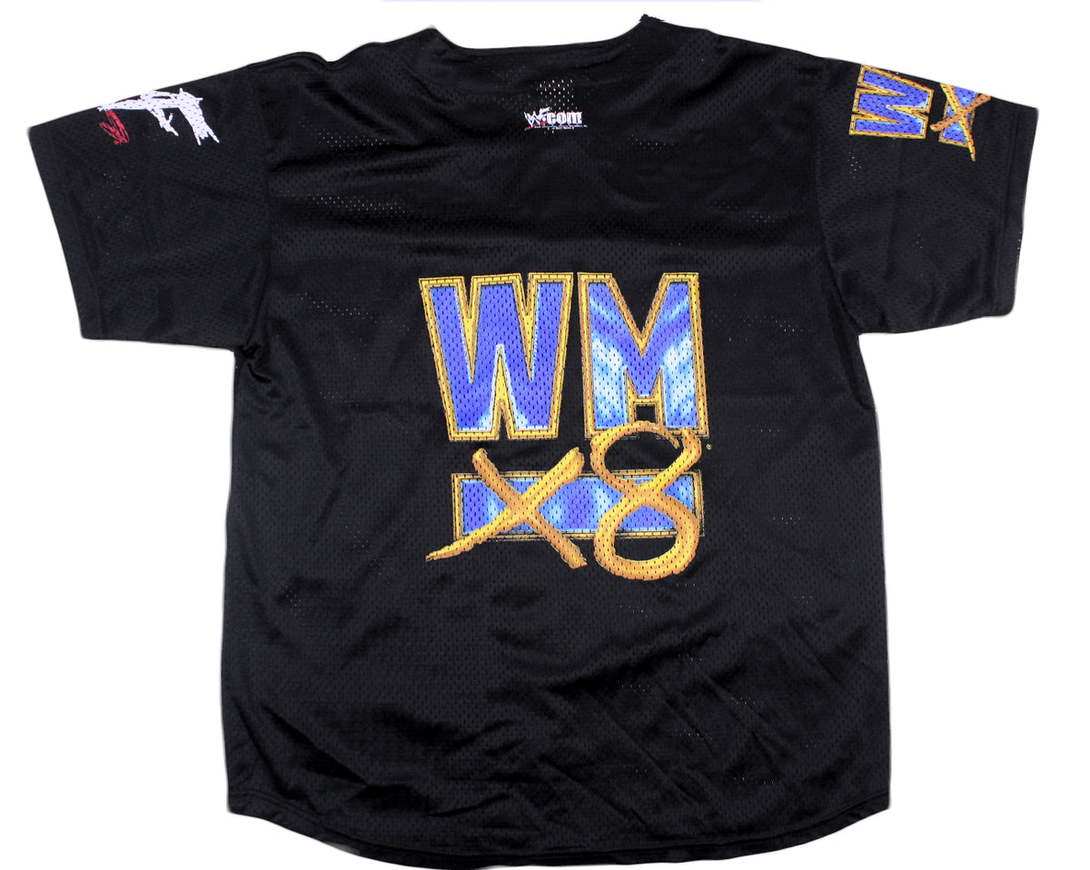 WWF WRESTLEMANIA X8 BASEBALL JERSEY XL stashpages