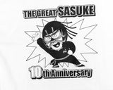 THE GREAT SASUKE 10TH ANNIVERSARY T-SHIRT L