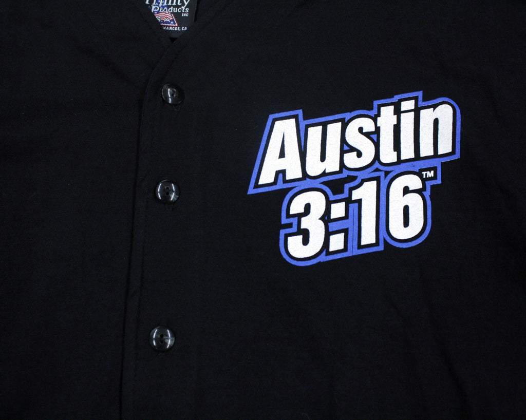 Austin 3:16 New York White Baseball Jersey — BORIZ