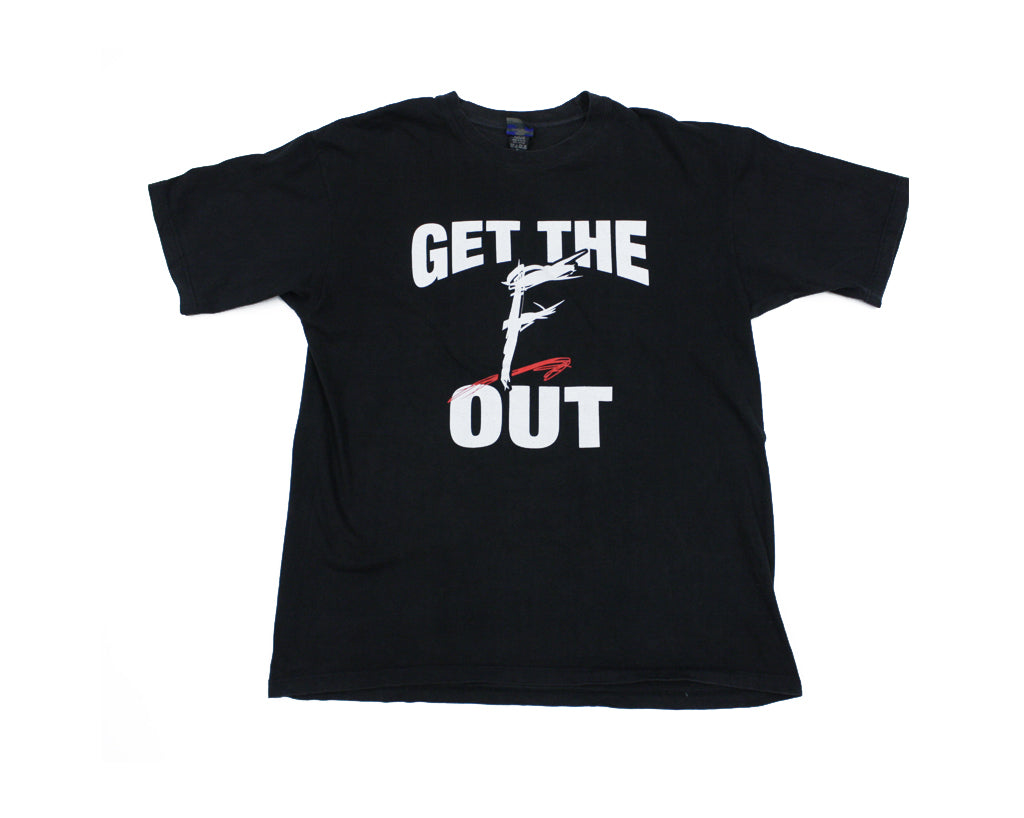 wwe get the f out shirt