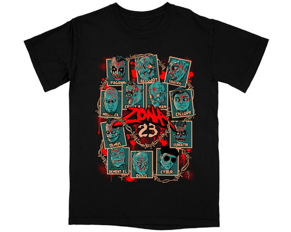 ZONA 23 ROSTER T-SHIRT (MEXICAN IMPORT)