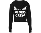 VIDEO CREW CROP HOODIE
