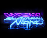 SATURDAY NIGHT LIGHT UP SIGN