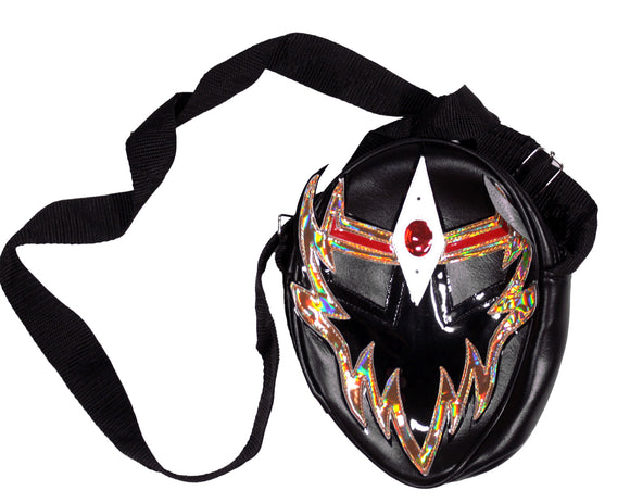 MASCARA DORADA SHOULDER BAG [BLACK]