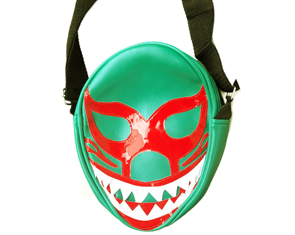 MIL MASCARAS SHOULDER BAG - GREEN MEGALODON VERSION