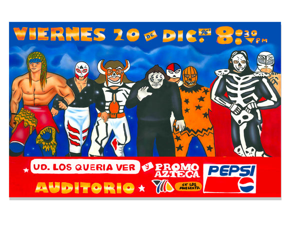 PROMO AZTECA MURAL POSTER