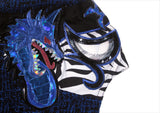 PENTA SEMI-PRO MASK - BLUE ZEBRA 1
