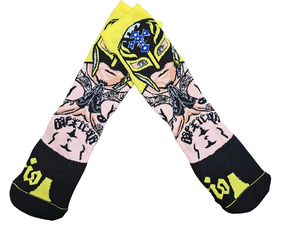 REY MISTERIO JR. HIGH SOCKS (CARTOON)