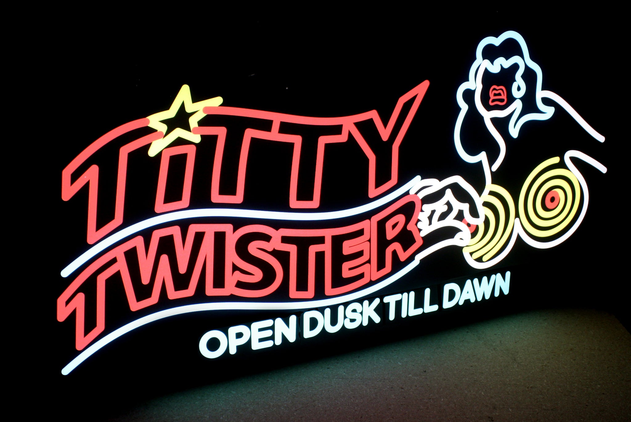 TITTY TWISTER LIGHT-UP SIGN – stashpages