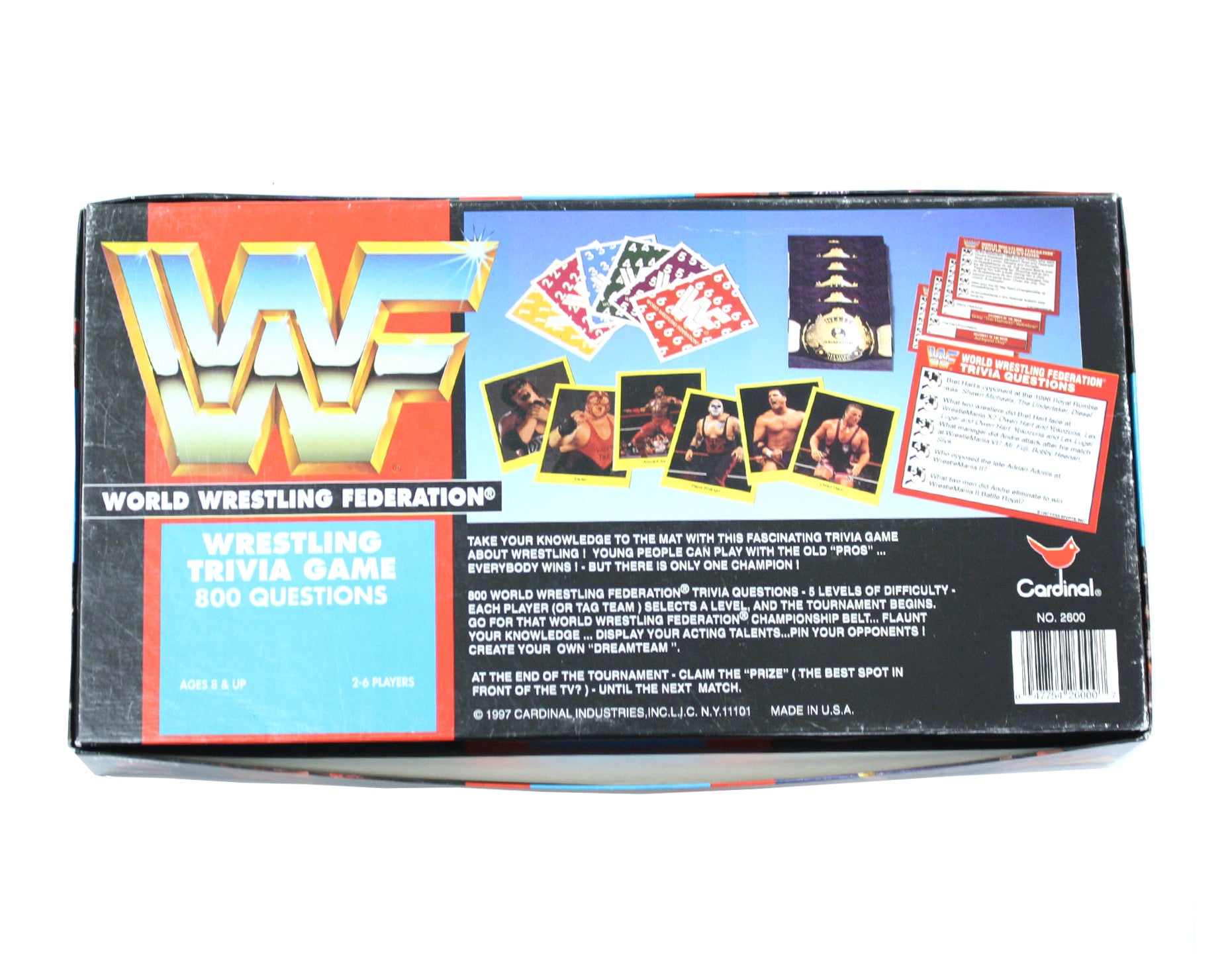 WWF Cardinal Trivia Game 1997 outlet