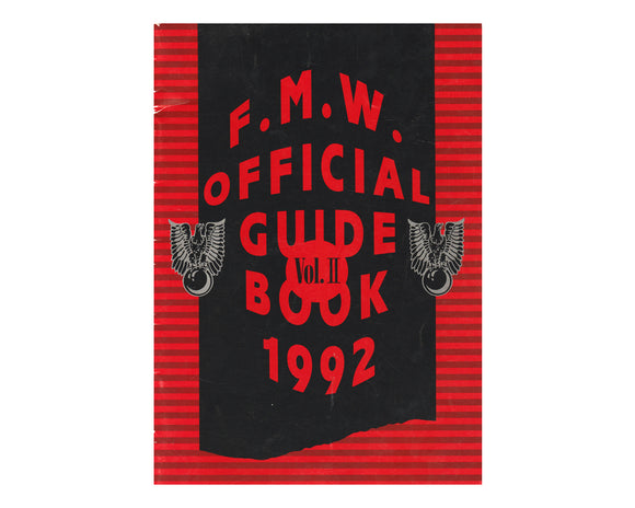 FMW 1992 GUIDE BOOK VOL 2