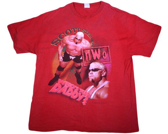 WCW NWO SCOTT STEINER WHO'S YOUR DADDY T-SHIRT XL