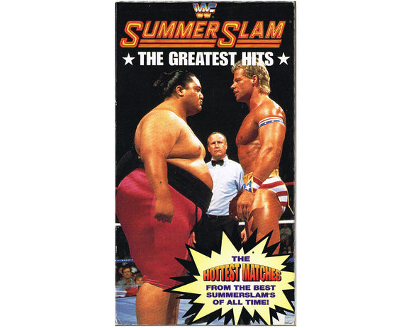 WWF SUMMERSLAM GREATEST HITS VHS TAPE
