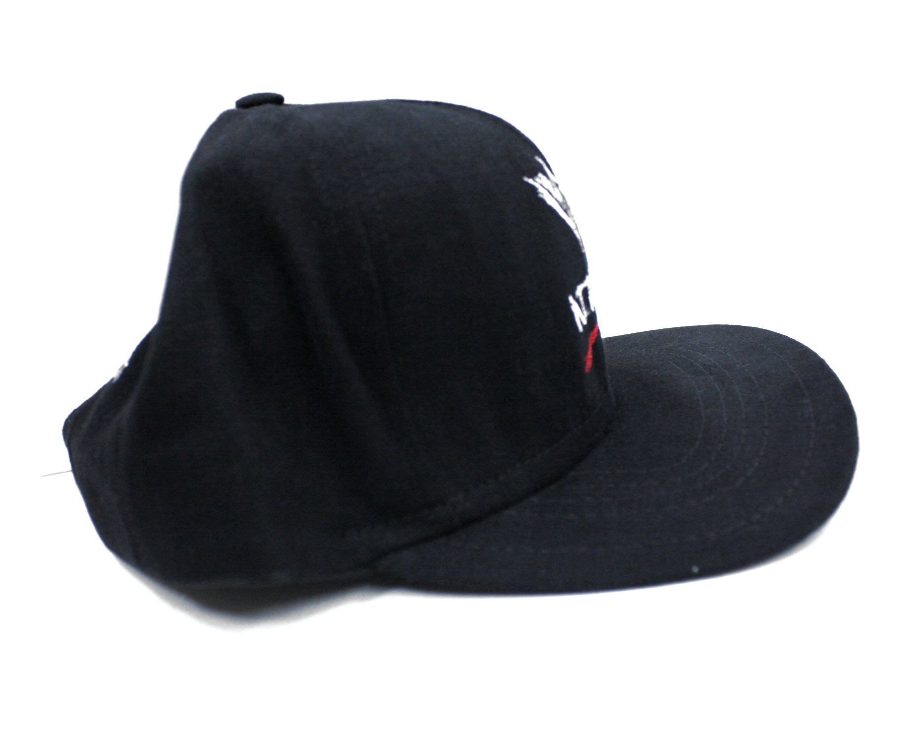 Crâne En Chapeau De Seau Vintage Logo Ligne Art Concept Noir Et Blanc