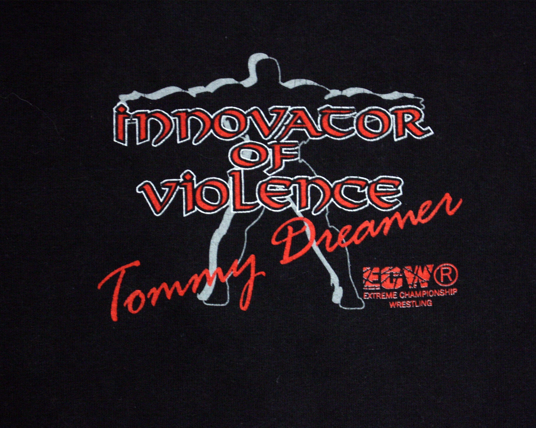 ECW TOMMY DREAMER INNOVATOR T-SHIRT XL – stashpages