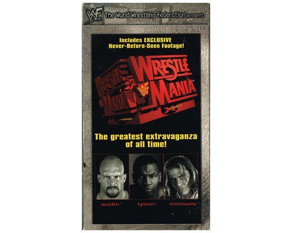 WWF WRESTLEMANIA 14 VHS TAPE