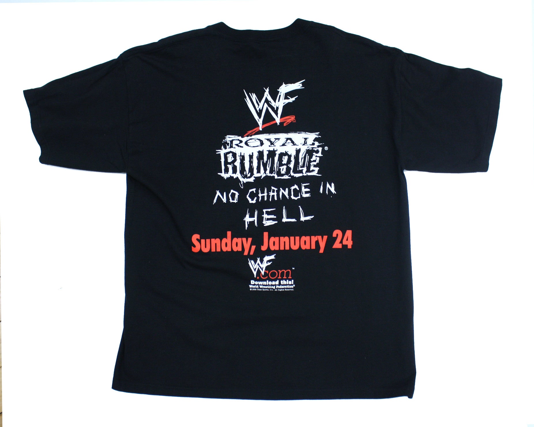 WWF ROYAL RUMBLE 1999 VINTAGE T-SHIRT XL – stashpages