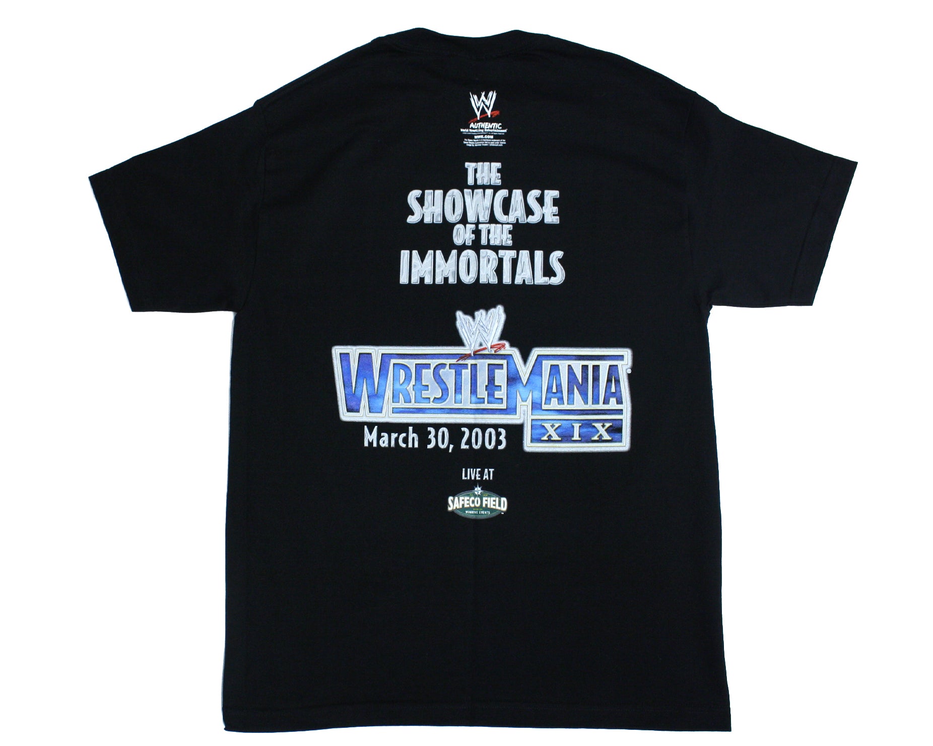 WWE WRESTLEMANIA 19 T-SHIRT LG – stashpages