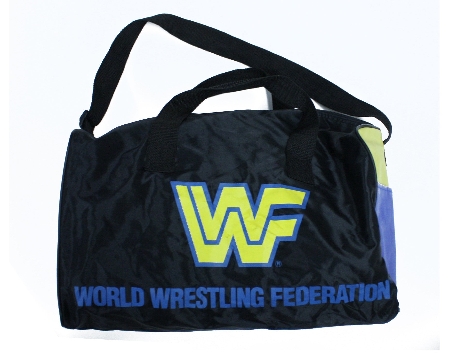Vintage 1980's WWF Blue & Yellow Tote Bag - collectibles - by owner - sale  - craigslist