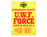 UWF FORCE KORAKUEN 1989 PROGRAM