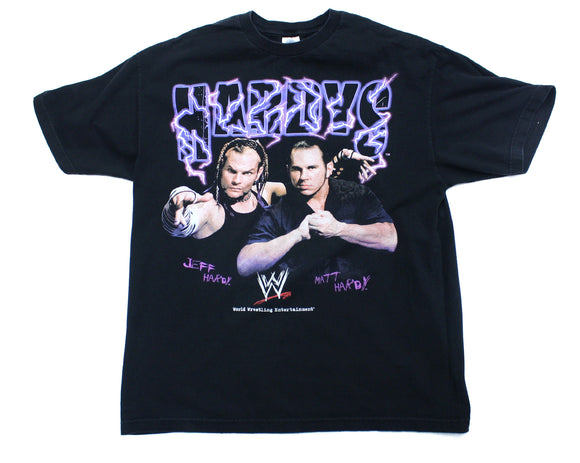 WWE HARDY BOYZ LIGHTNING VINTAGE T-SHIRT XL
