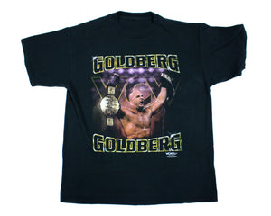 WCW GOLDBERG BELT VINTAGE T-SHIRT XL