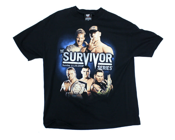 WWE SURVIVOR SERIES 2008 VINTAGE-SHIRT XL
