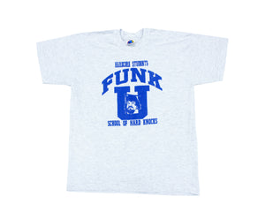 TERRY FUNK FUNK-U GRAY/BLUE T-SHIRT XL