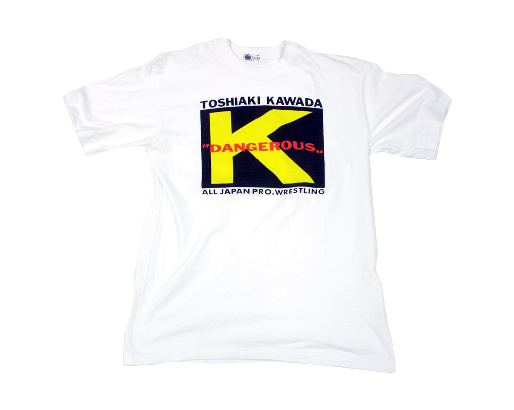 AJPW TOSHIAKI KADAWA DANGEROUS K T-SHIRT LG – stashpages