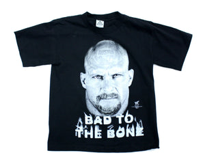 WWF STONE COLD GLOW IN THE DARK VINTAGE T-SHIRT YOUTH M