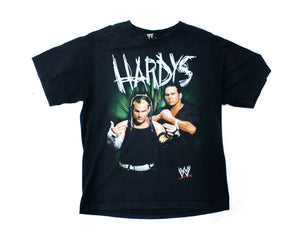 WWE HARDYS SCRATCH TEXT VINTAGE T-SHIRT SMALL