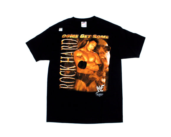 WWF THE ROCK COME GET SOME T-SHIRT LG