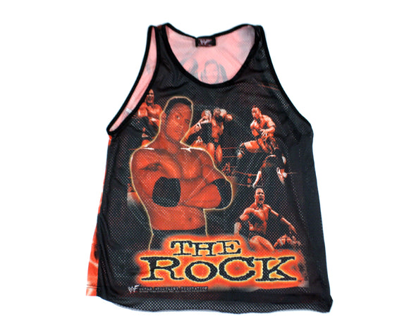 WWF ATTITUDE / THE ROCK JERSEY XL