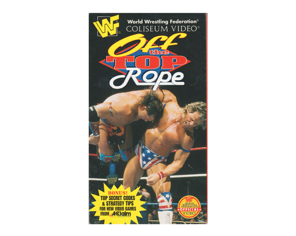 Wff Top Rope WWF OFF THE TOP ROPE VHS TAPE – stashpages