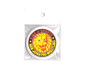 NJPW Lionmark Button
