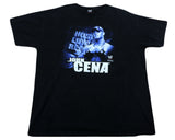 WWE JOHN CENA BLUE HUSTLE T-SHIRT XL