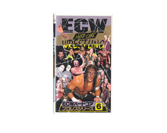 ECW HARDCORE #6 JAPANESE VHS TAPE
