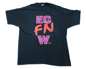 ECW ECFNW PURPLE/RED VINTAGE T-SHIRT XXL