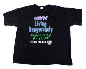 ECW LIVING DANGEROUSLY T-SHIRT XXL