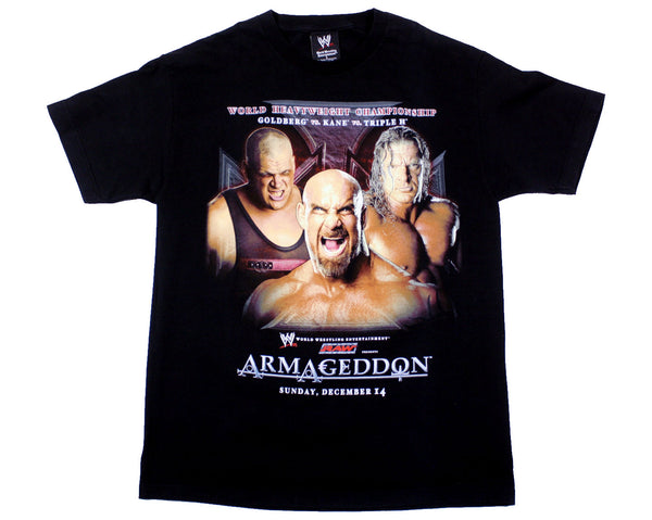 WWE ARMAGEDDON 2003 T-SHIRT LG – stashpages