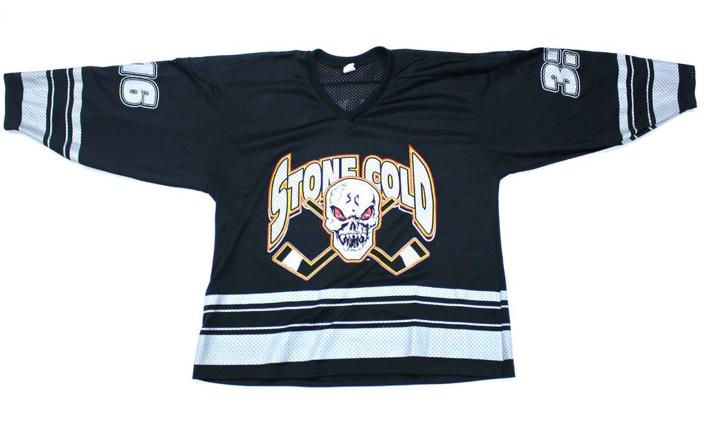 WWF Stone Cold Steve Austin Hockey Jersey – change clothes