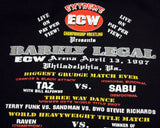 ECW BARELY LEGAL T-SHIRT XXL