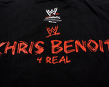 WWE CHRIS BENOIT 4 REAL T-SHIRT LG