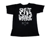 WCW SHUT UP AND WRESTLE T-SHIRT LG