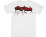 KING OF ALL DEATH MATCHES AIRBRUSH T-SHIRT [WHITE]