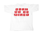CACTUS JACK BORN TO BE WIRED *SIGNED* WHITE SHIRT LG