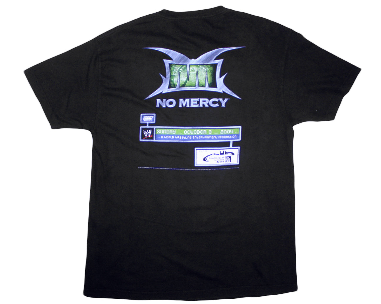 WWE NO MERCY 2004 T-SHIRT LG – stashpages