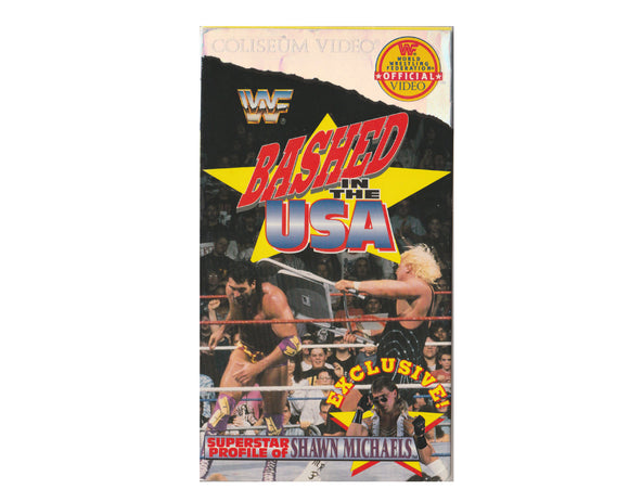 WWF BASHED IN THE USA VHS TAPE