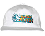 BEACH BLAST EMBROIDERED HAT [WHITE]
